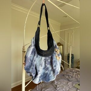 Free People Vintage Tie Dye Hobo w/embroidery should bag.  Sooo cute!